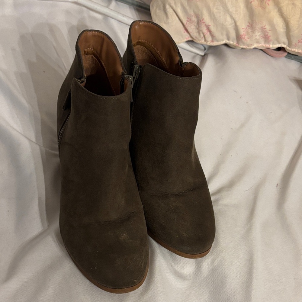 Style & Co. Dark Brown Ankle Booties